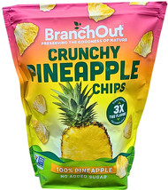 Branch Out Crispy Pineapple Chips 7 Ounce Bag EXP 07/2026 - $18.33