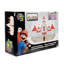 The Super Mario Bros. Movie Mushroom Kingdom Castle Playset Mini 1.25” Figures - £23.73 GBP