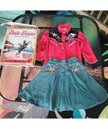 1950s DALE EVANS QUEEN OF THE WEST cowgirl red size 10 original box Roy ... - $94.71 CAD