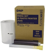 DNP 4x6 Paper Roll Media Set for IDW500 ID Photo Printer, 350 Prints - $2,998.15 MXN