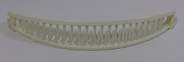 Vintage Banana Hair Clip White 6in 1980s Ponytail Clincher Comb Retro Large - £3.92 GBP