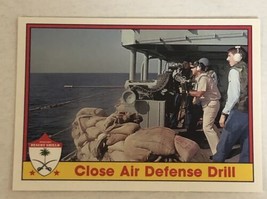 Vintage Operation Desert Shield Trading Cards 1991 #60 Close Air Defense Drill - £1.54 GBP