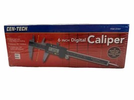 Cen-Tech 6 Inch Digital Caliper 47257 Inch To Metric Switch Stainless St... - $29.00