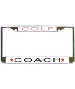 Golf Coach License Plate Frame (Stainless Steel) - £10.92 GBP