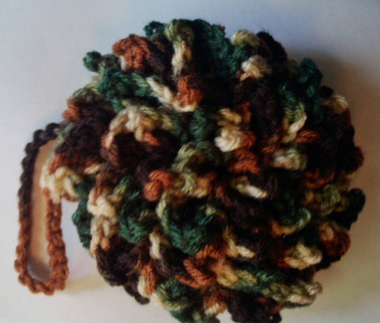 Leaf Scrubber / Flower Scrubby Crochet Pattern 1950B PDF - 3 Variations/3 Sizes  - $3.00