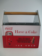 Coca-Cola Utensil Caddy Condiment Picnic Napkin Carrier Have a Coke Red White - £9.69 GBP