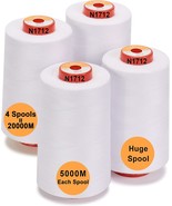 New brothread 30 Options 4 Large Cones of 5500Y (5000M) Each All Purpose... - $44.14 CAD