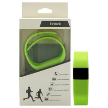 EK-H6 Health Sports Silicone Bracelet - Green by Eclock for Unisex - 1 P... - $321.35 MXN