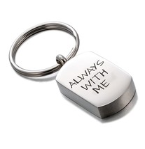 Cremation Jewelry Keychain Memorial Ash Keepsake - £45.91 GBP