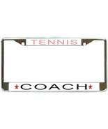 Tennis Coach License Plate Frame (Stainless Steel) - €12,14 EUR