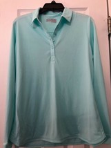 Nwt Ladies Callaway Neon Mint Green Long Sleeve Golf Tennis Shirt - M, L, Xl - £29.22 GBP