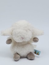 Bunnies By The Bay Wee Kiddo White Lamb Sheep Soft Plush Baby Toy Stuffed Animal - £15.10 GBP