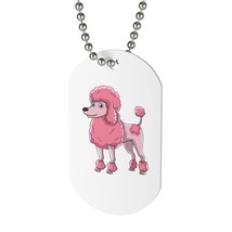 Poodle Dog Tag Necklace - £7.17 GBP