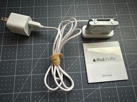 Apple iPod Shuffle Silver 2nd generation Bundle Manual & Charger Dock- TESTED - $15.35