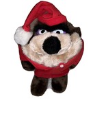 Tasmanian Devil Christmas Santa Hat Warner Bros Looney Tunes Plush 24K T... - $18.49