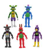 Kids Gift 5Pcs FNAF Five Nights at Freddy&#39;s Collect Black Light Action F... - $17.99