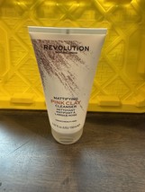 NEW Revolution Skincare Mattifying Pink Clay Cleanser 5.07oz Vegan Cruel... - $10.85 CAD