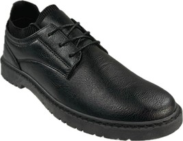 Men&#39;s Black Faux Leather Oxford ShoesUS Size 9 - £31.59 GBP