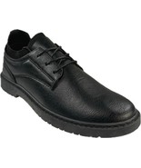 Men&#39;s Black Faux Leather Oxford ShoesUS Size 9 - £32.06 GBP