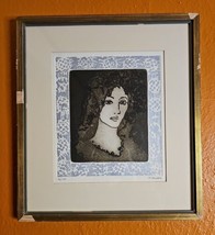 Lady L by Francisco Copello Color Etching Signed Limited Ed 96/100 Impressions - £554.09 GBP