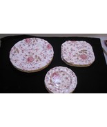 13 Rose Chintz Pink Plates By JOHNSON BROTHER Made In England - $79.20