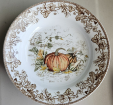 Set of 4 New Williams Sonoma Plymouth Pumpkin Coupe Soup Cereal Bowl - £78.62 GBP