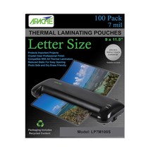 Apache Laminating Pouches 7 mil, for 8.5 x 11 inch Letter Size Paper 9 x... - $69.99