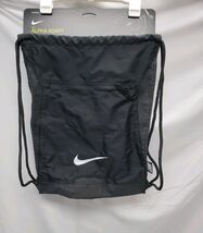 Alpha Adapt Gym Sack Fabric Backpack Hobo Black / White Zip Pocket image 2