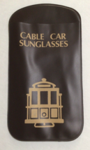 Cable Car Sunglasses Glasses Pouch Case Sheath Only Tourist 7&quot;  Vintage ... - $10.65