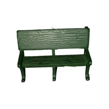 Department 56 Heritage Village Metal Park Bench Green Towns Square Park ... - $93.01 MXN
