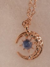 Light Of Stars And Moon Charm Necklace Fashion Jewelry W/Giftbox  - $14.99