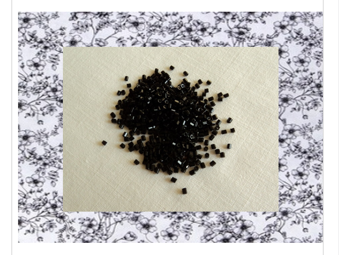 500 Craft Jewelry Sewing Jet Black Square Craft Sewing Seed Beads Free S... - $4.25