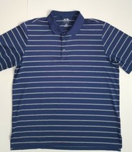 Adidas Puremotion Mens Activewear Golf Polo Shirt Blue/White Size XL - £15.73 GBP