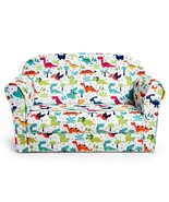 Double Kids Dinosaur Sofa Children Armrest Couch - Color: Multicolor - €100,21 EUR