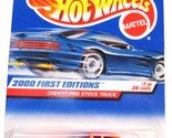Hot Wheels - 2000 First Editions - Chevy Pro Stock Truck - Neon Orange - Collect
