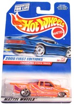Hot Wheels - 2000 First Editions - Chevy Pro Stock Truck - Neon Orange -... - $15.04 CAD