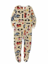 Boy&#39;s Gray Rescue Vehicles Fleece Footed Blanket Pajama Sleeper, Size 4 - $273.28 MXN