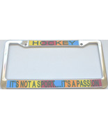 Hockey It&#39;s Not A Sport...It&#39;s A Passion License Plate Frame (Stainless Ste - €12,09 EUR