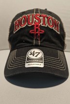 &#39;47 Brand Clean Up Houston Rockets Hat Cap Adjustable Snapback OFSA - £13.10 GBP