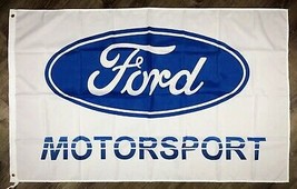 Ford Motorsport Flag 3X5 Ft Polyester Banner USA - £12.64 GBP
