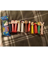 Pez Dispensers Lot of 12 Assorted  Vintage Santa, Snoopy, Batman, Taz,  - $26.94 CAD