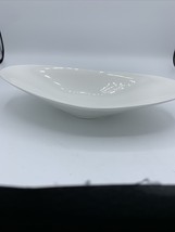 222 Fifth Fine Porcelain White Candy / Nut Oval Dish - $22.21