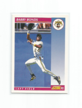 Barry Bonds (Pittsburgh Pirates) 1992 Score Card #555 - £2.33 GBP