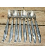 Stainless Steel Made In Japan Serving 8 Pieces Pickle Cocktail Fork - £11.83 GBP