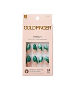 KISS GOLDFINGER GEL READY TO WEAR 24 NAILS GLUE INCLUDED - #GD41 - £5.87 GBP