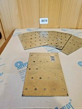 Furniture repair plate Steel with holes 5&quot; L X 3-1/8&quot;W Heavy GAUGE THICK... - $39.00