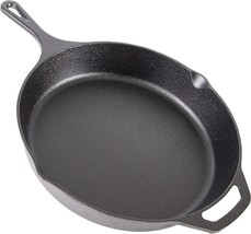 Cast Iron Frying Pan Induction Non-stick Cooking Skillet Pans Deep Stir Cookware - £17.05 GBP
