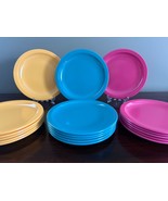 Texas Ware Melmac Melamine 7&quot; Plates Set of 6 in each color - Yellow, Te... - $29.99