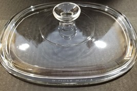Corning Pyrex DC 1  1/2 C Oval Clear Glass Replacement Lid - £5.08 GBP