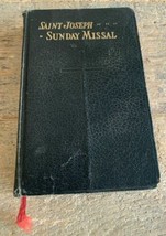 Saint Joseph Continuous Sunday Missal 1957-1953 Illustrated artifacts Free Ship - £40.10 GBP